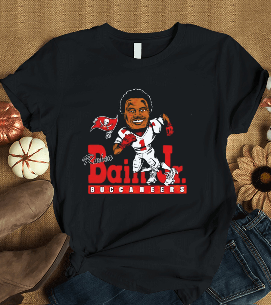Rueben Bain Jr Buccaneers Caricature NFL Football Player Tampa Bay T-Shirt