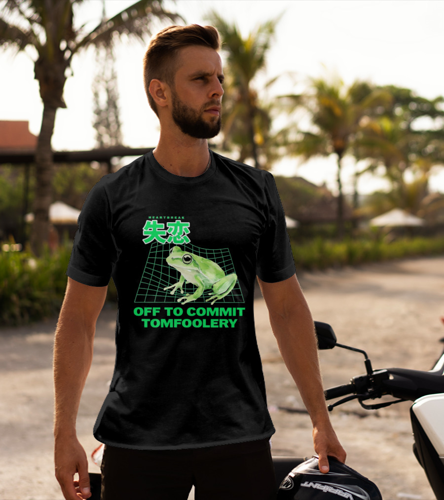 Off To Commit Tomfoolery Frog T-Shirt
