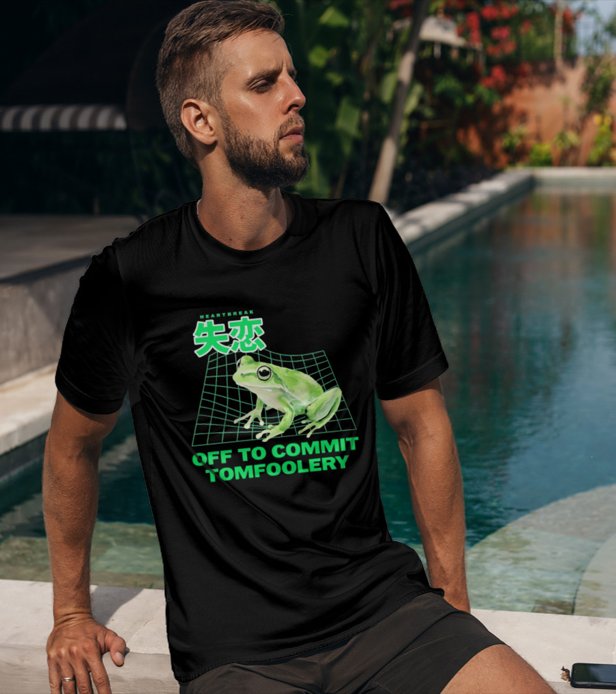 Off To Commit Tomfoolery Frog T-Shirt