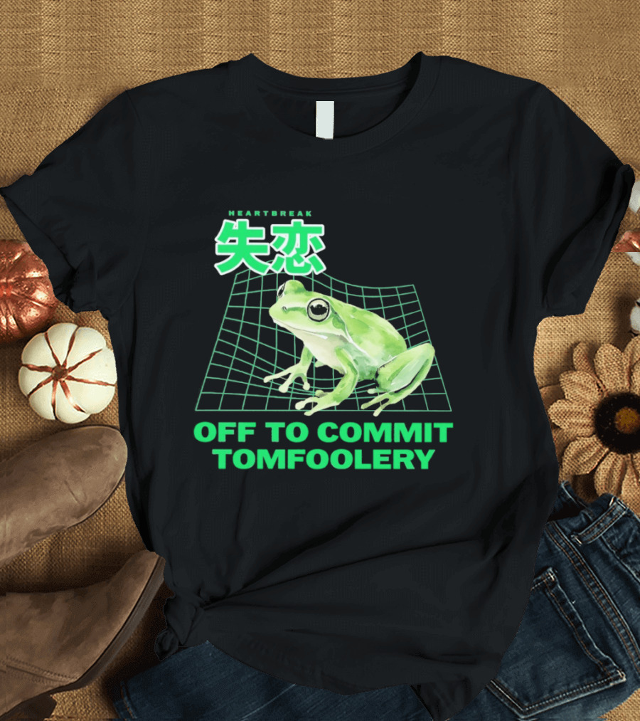 Off To Commit Tomfoolery Frog T-Shirt