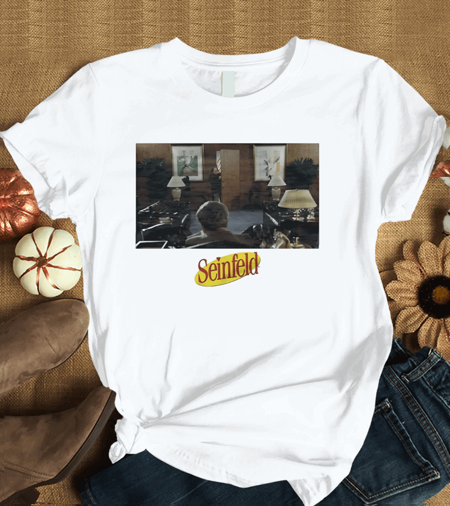 Seinfeld New York Yankees George Costanza And Steinbrenner Scene T-Shirt