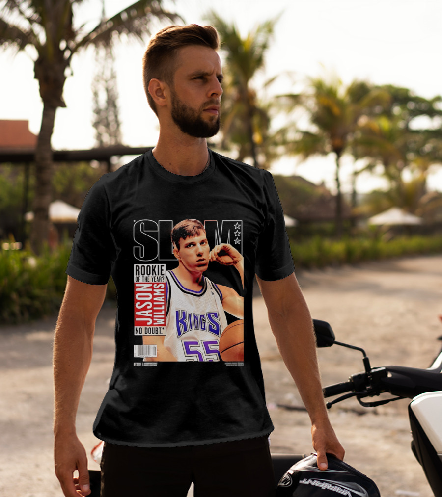 Jason Williams Rookie Of The Year No Doubt Sacramento Kings Slam Cover NBA T-Shirt