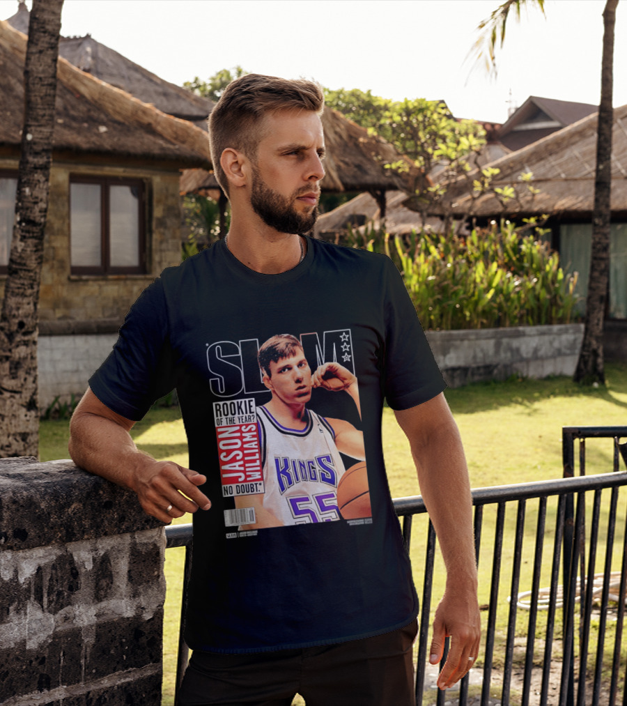 Jason Williams Rookie Of The Year No Doubt Sacramento Kings Slam Cover NBA T-Shirt