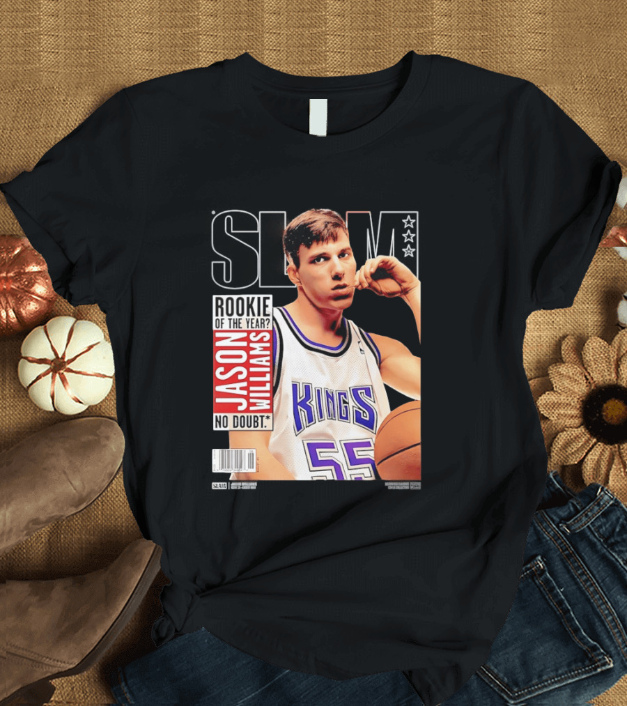 Jason Williams Rookie Of The Year No Doubt Sacramento Kings Slam Cover NBA T-Shirt