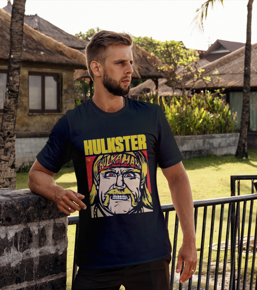 WWE Hulkster Hulkamania Cartoon T-Shirt