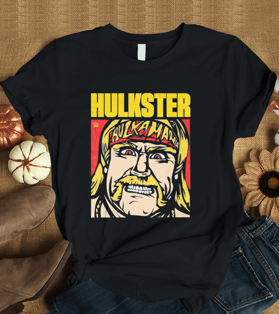 WWE Hulkster Hulkamania Cartoon T-Shirt