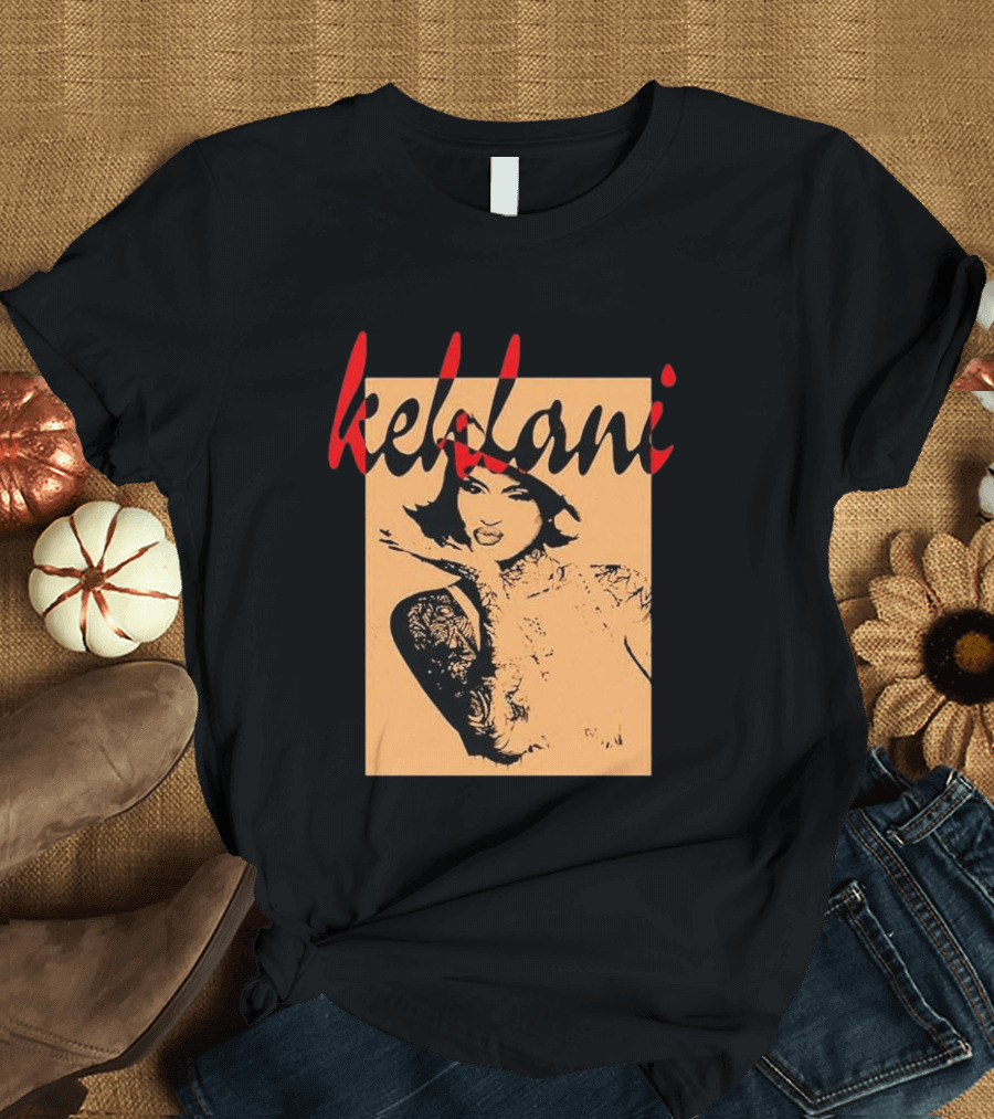 Kehlani 2026 Album Tattoo Art Style Monochrome T-Shirt