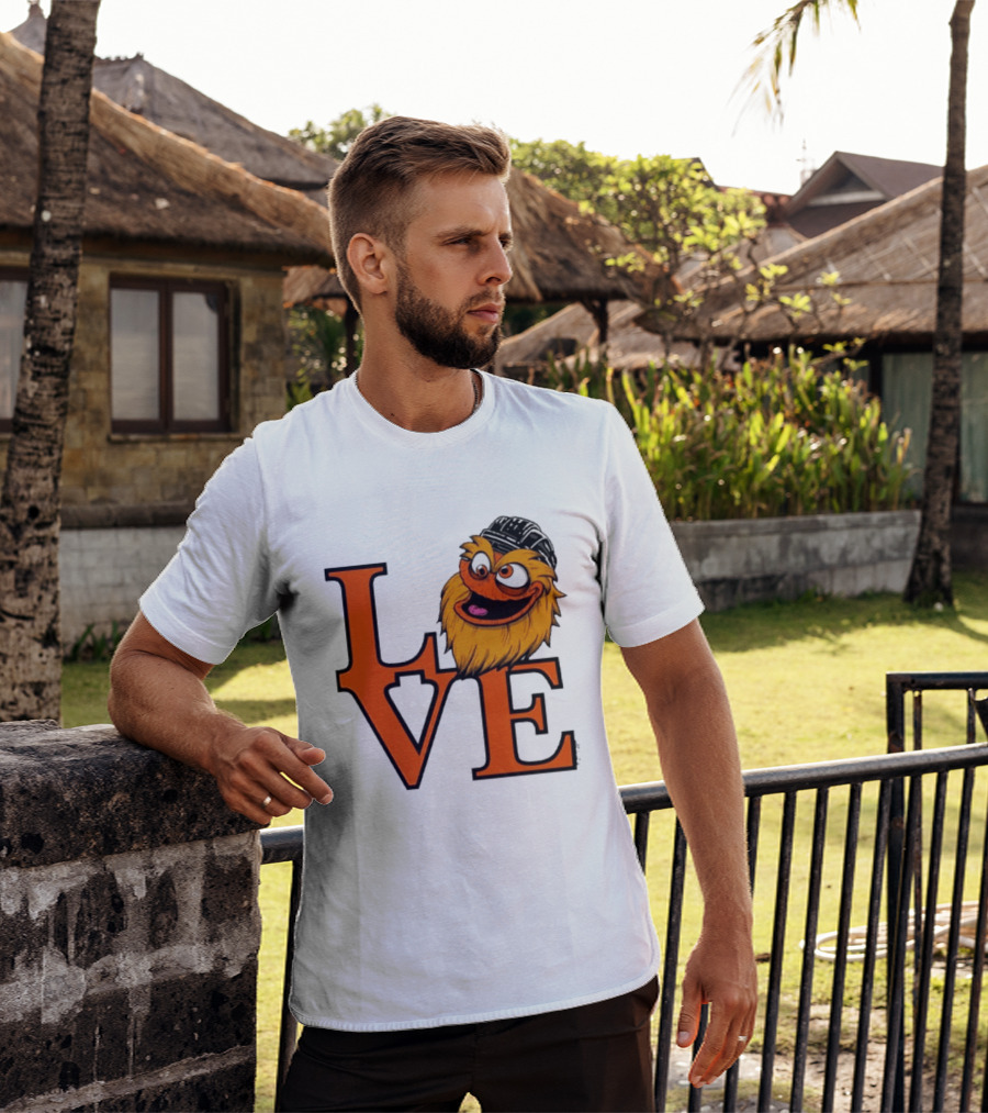 Philadelphia Flyers Gritty Love NHL Hockey 2026 T-Shirt