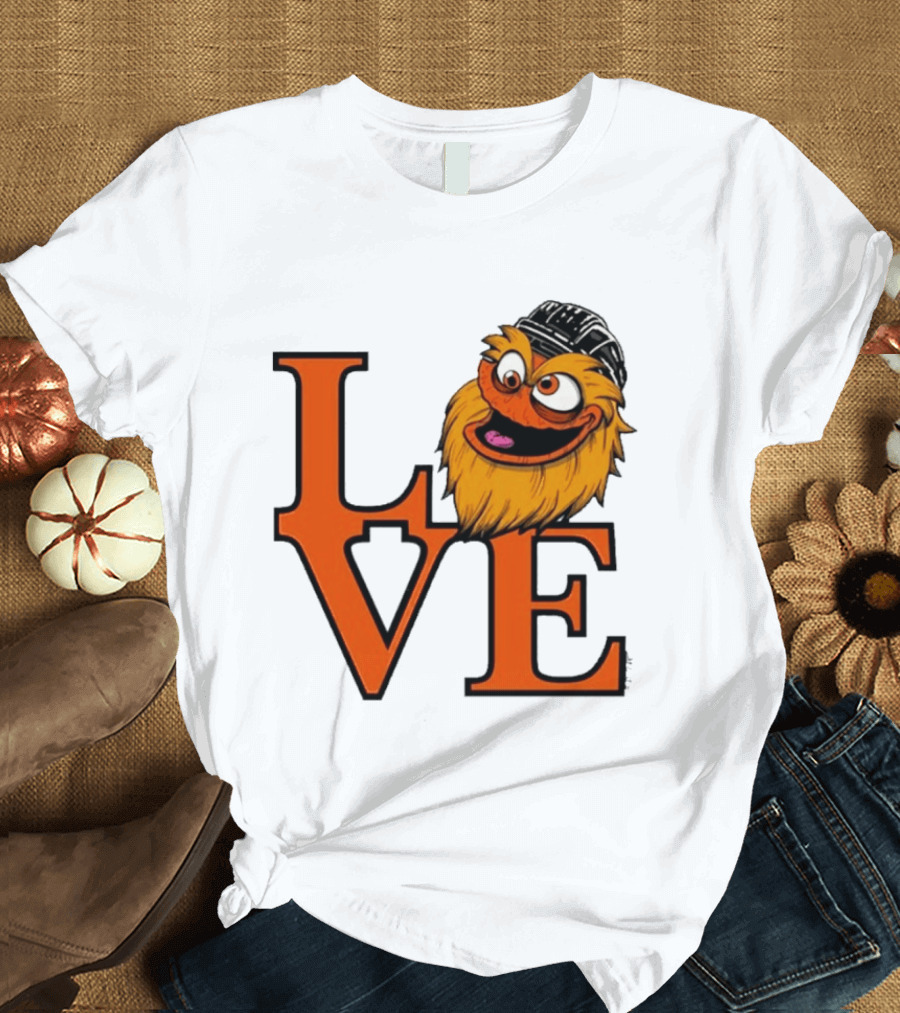 Philadelphia Flyers Gritty Love NHL Hockey 2026 T-Shirt