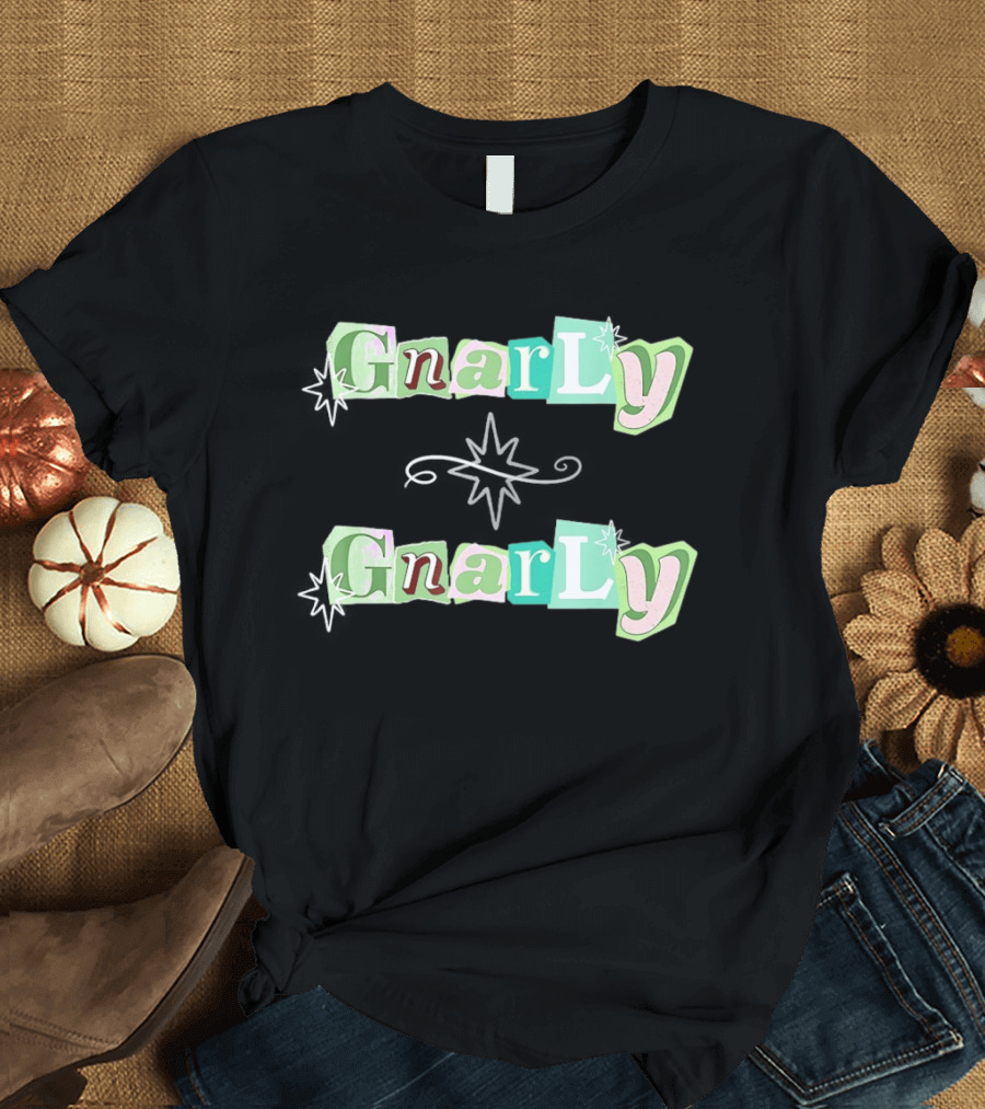 Gnarly Y2K Aesthetic Katseye Collage T-Shirt