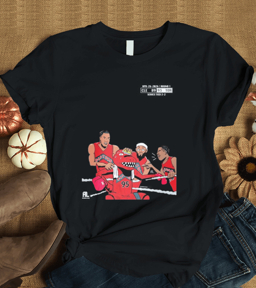 A Sketch After Every Raptors Game This Season 2026 Toronto Basketball Team Celebrates Victory In Classic Red Jerseys T-Shirt