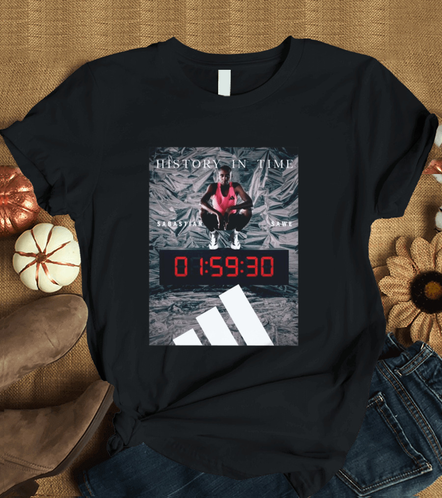Sabastian Sawe History In Time Marathon 01:59:30 T-Shirt