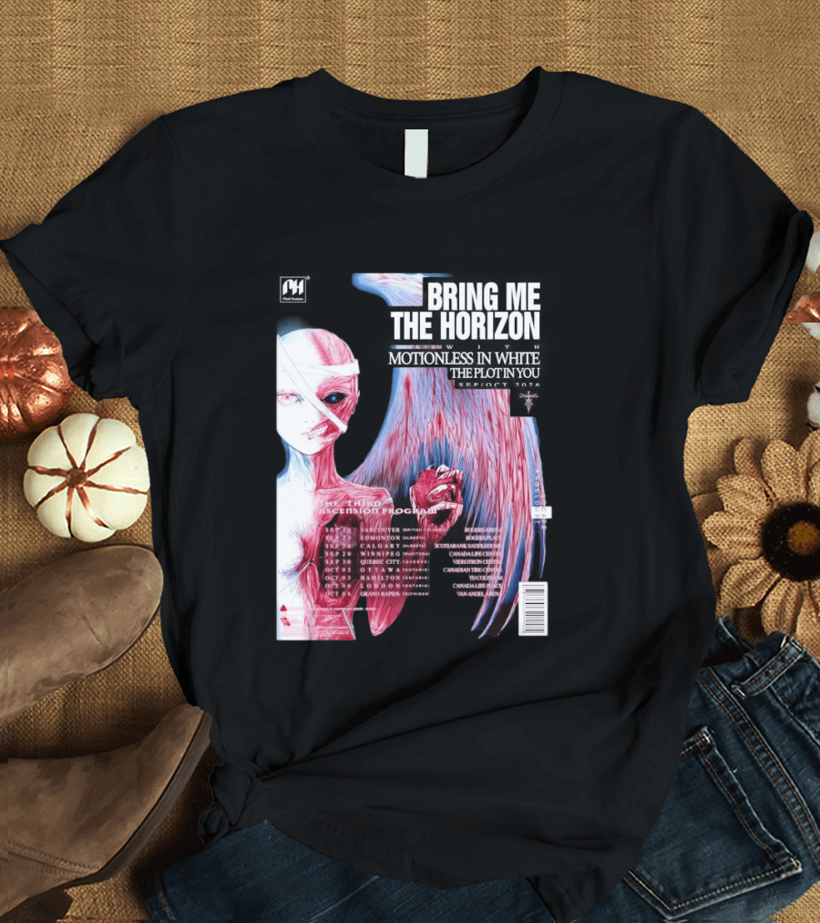 Bring Me The Horizon The Third Ascension Program Fall Tour 2026 Canada Dates T-Shirt