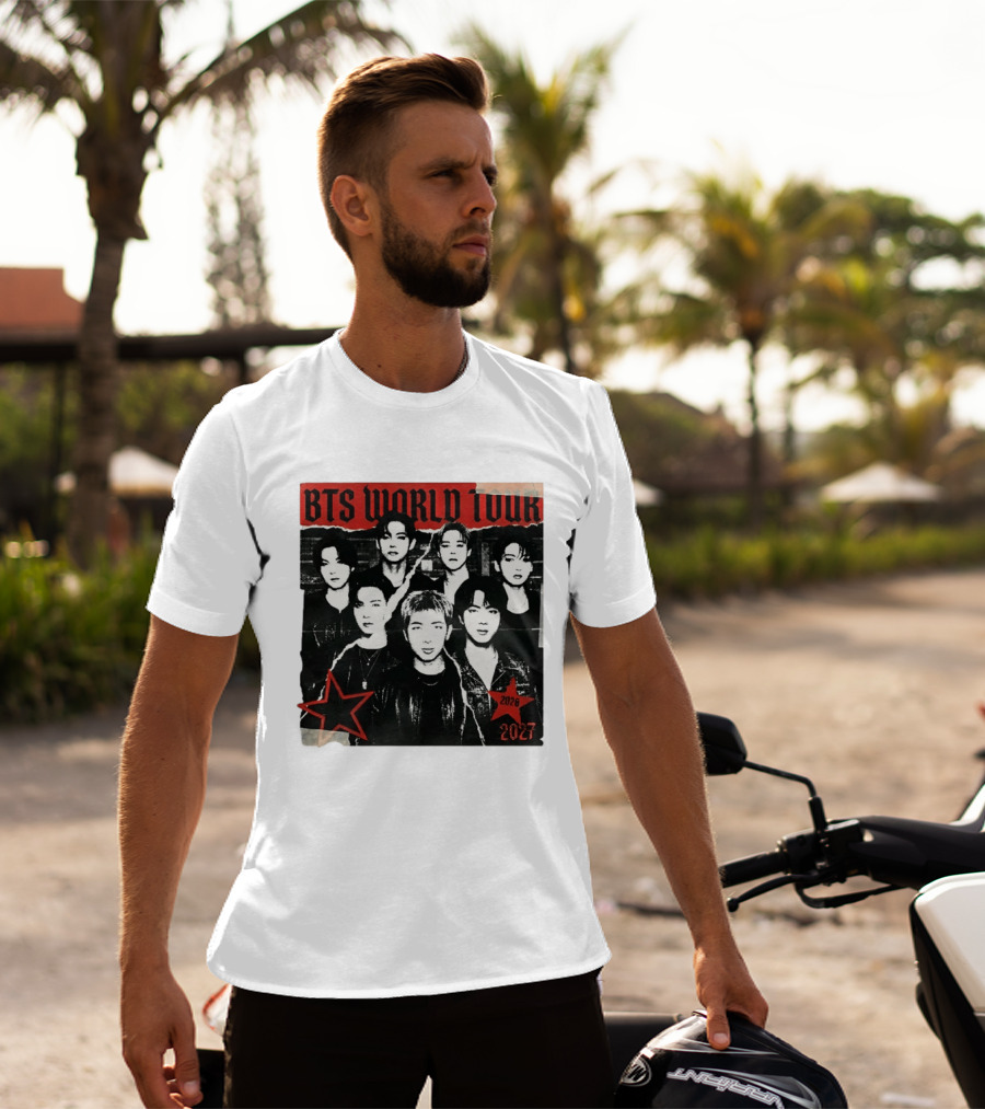 BTS World Tour 2026 2027 Arirang Concert Bangtan Sonyeondan Tour T-Shirt
