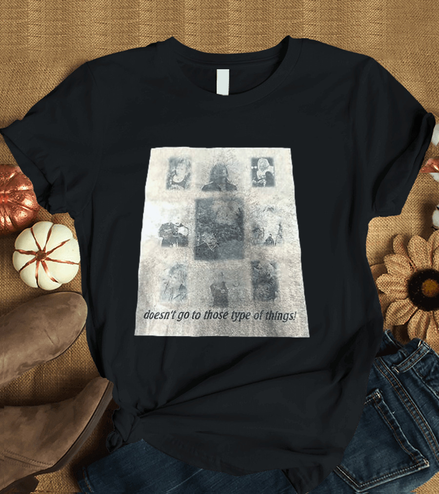 Dir En Grey Kyo Collage Doesn't Go To Those Type Of Things T-Shirt