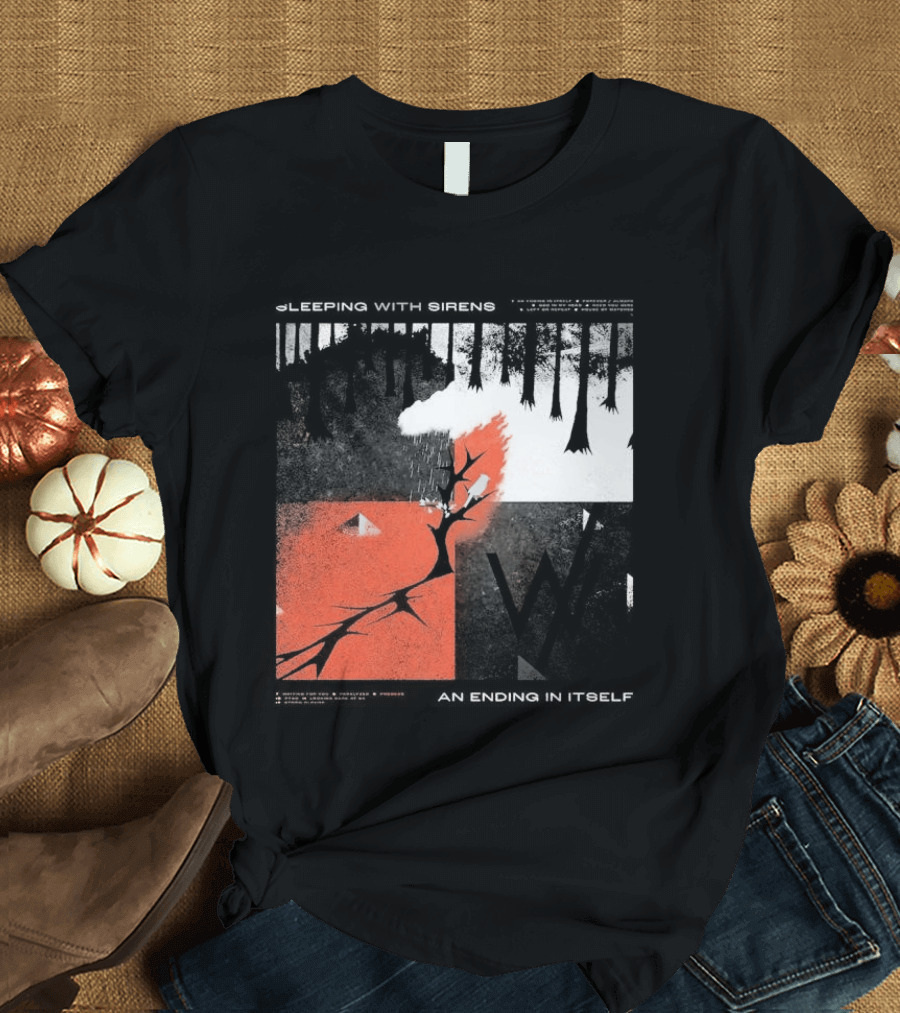 Sleeping Sirens An Ending In Itself 2026 Seasons Mineral Trees T-Shirt