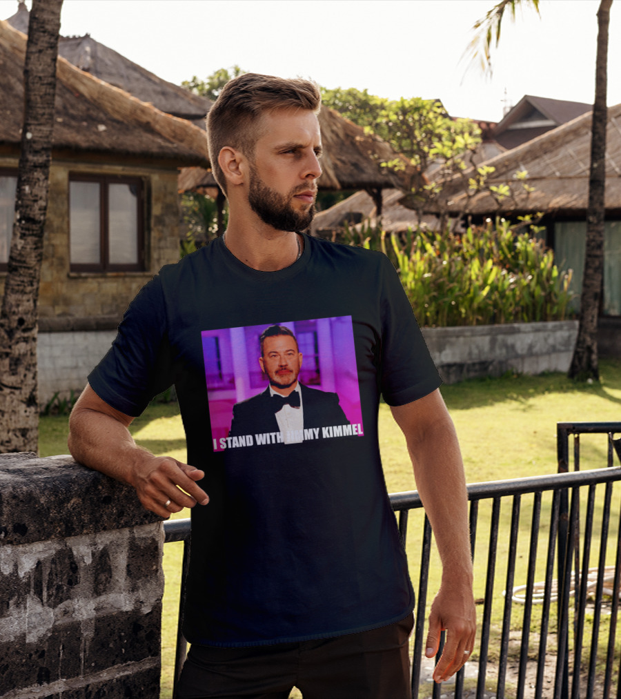 I Stand With Jimmy Kimmel Against Melania Trump T-Shirt