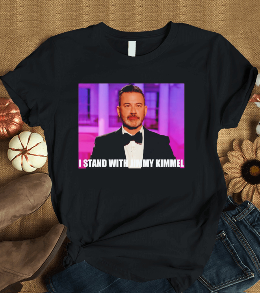 I Stand With Jimmy Kimmel Against Melania Trump T-Shirt