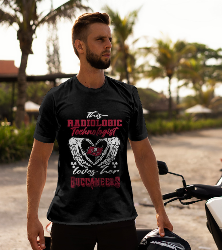 Tampa Bay Buccaneers Radiologic Technologist Loves Her Skeleton T-Shirt