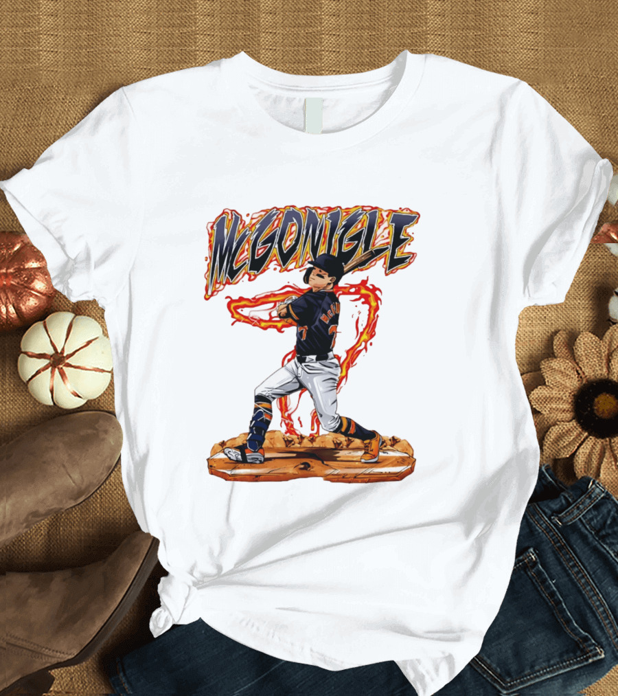 Kevin McGonigle Detroit Tigers 2026 Baseball Manga T-Shirt