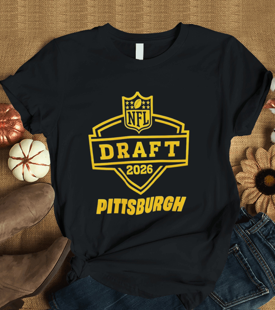 Pittsburgh NFL Draft 2026 Football Steelers T-Shirt