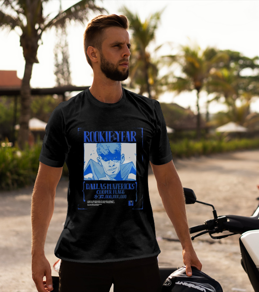 Rookie Of The Year Dallas Mavericks Cooper Flagg Basketball Fan T-Shirt