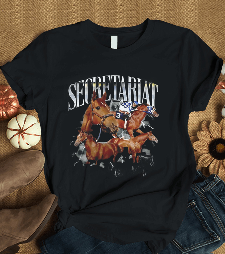 Secretariat Kentucky Derby Champion Horse Racing Legend T-Shirt