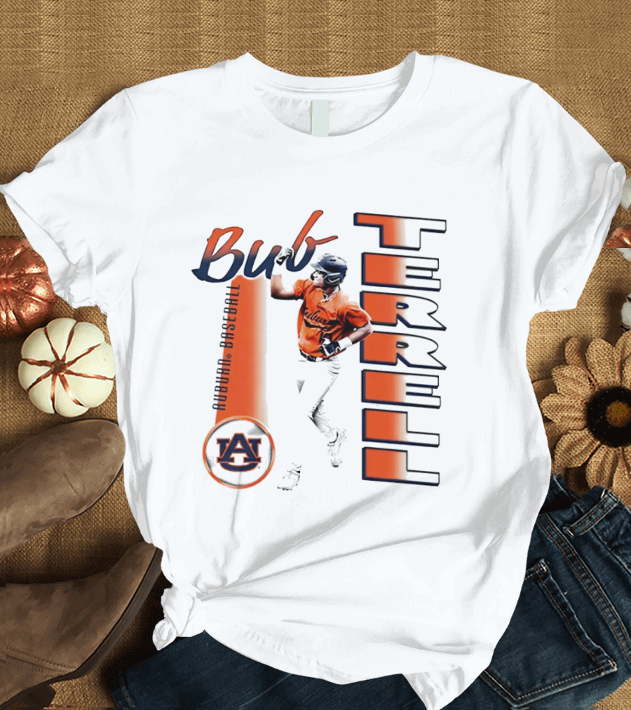 Bub Terrell Auburn Baseball Player Auburn Tigers T-Shirt