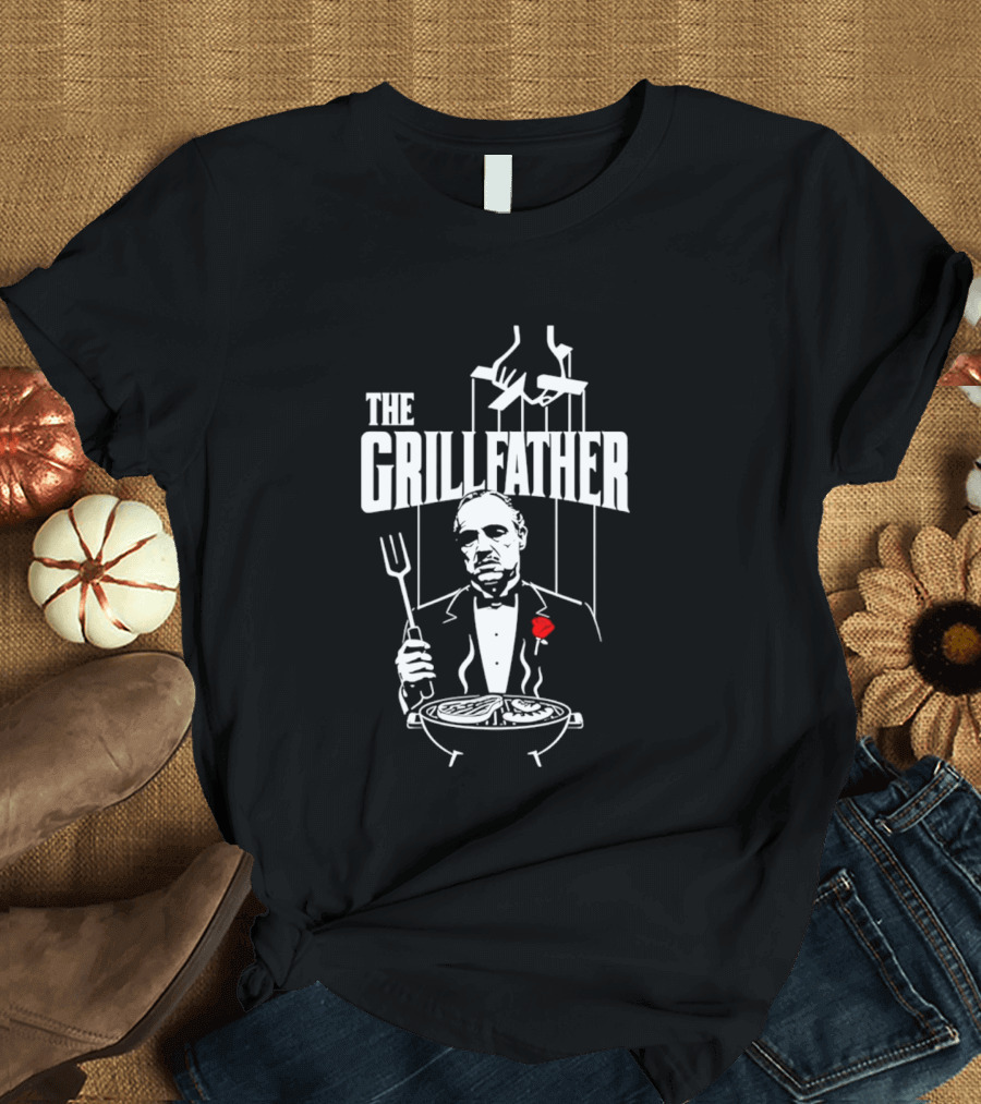 The Grillfather BBQ Cooking Humor T-Shirt