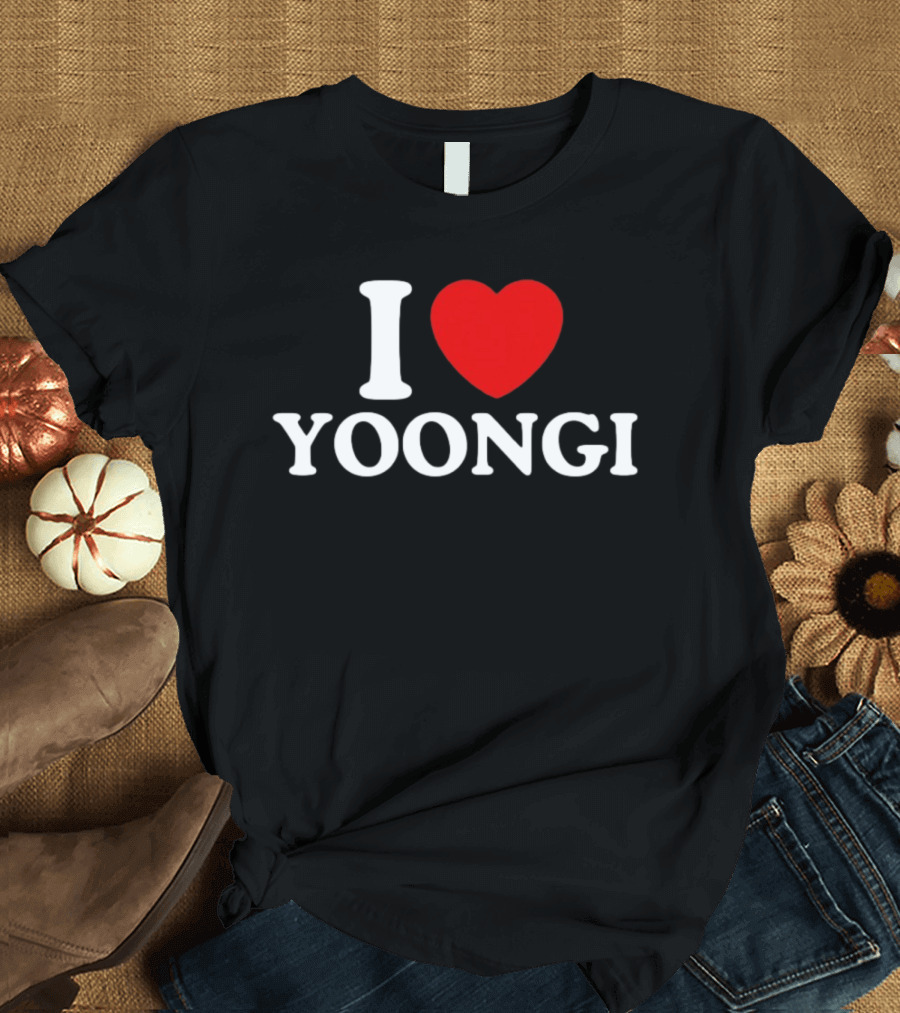 I Love Yoongi BTS Fan T-Shirt