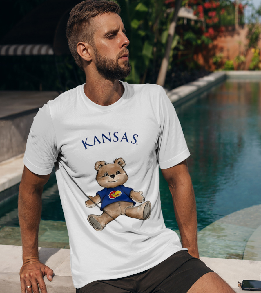 Kansas Jayhawks Teddy Bear KU Jayhawk T-Shirt