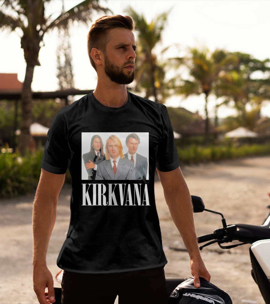 Kirkvana Grunge Band Members In Suits T-Shirt