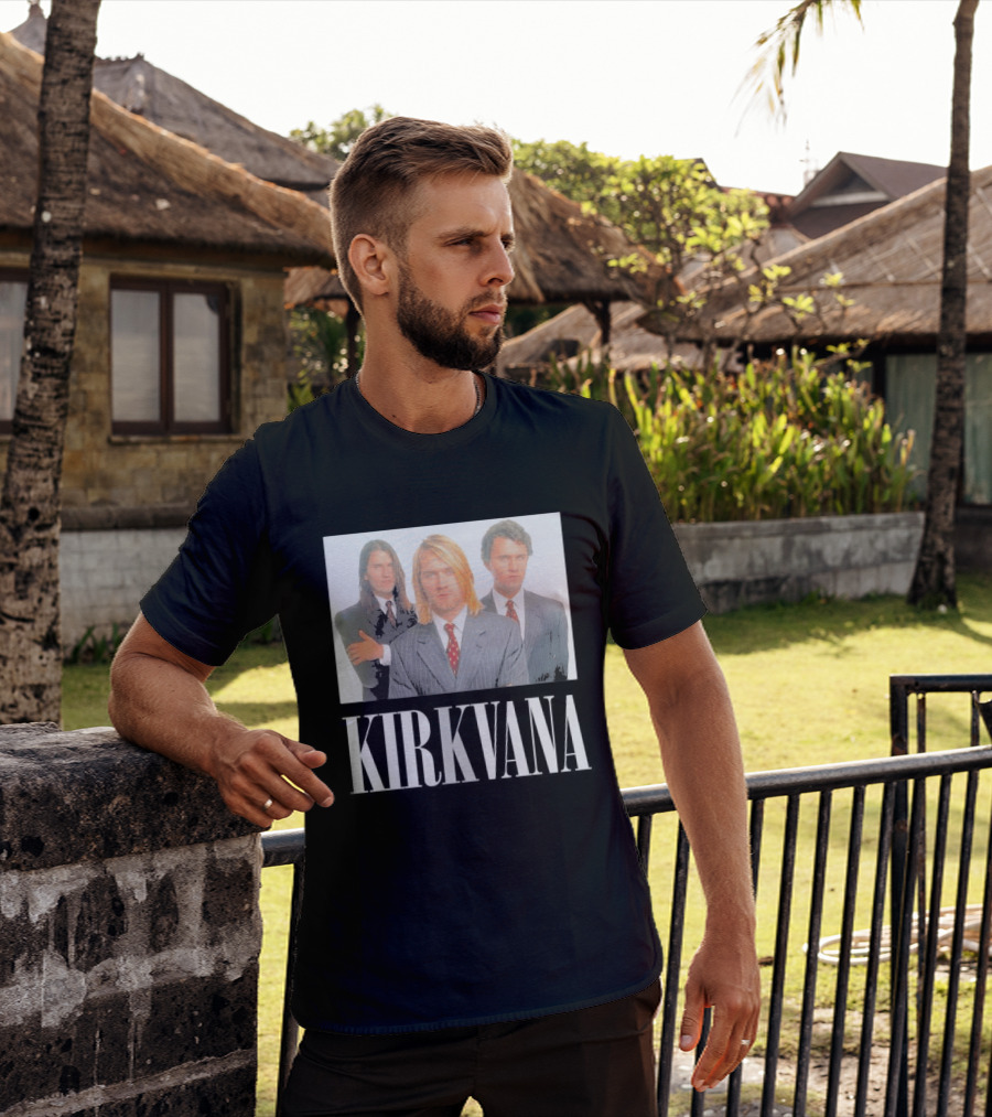 Kirkvana Grunge Band Members In Suits T-Shirt