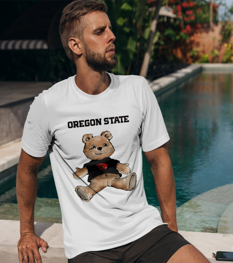 Oregon State Beavers Teddy Bear With Team T-Shirt