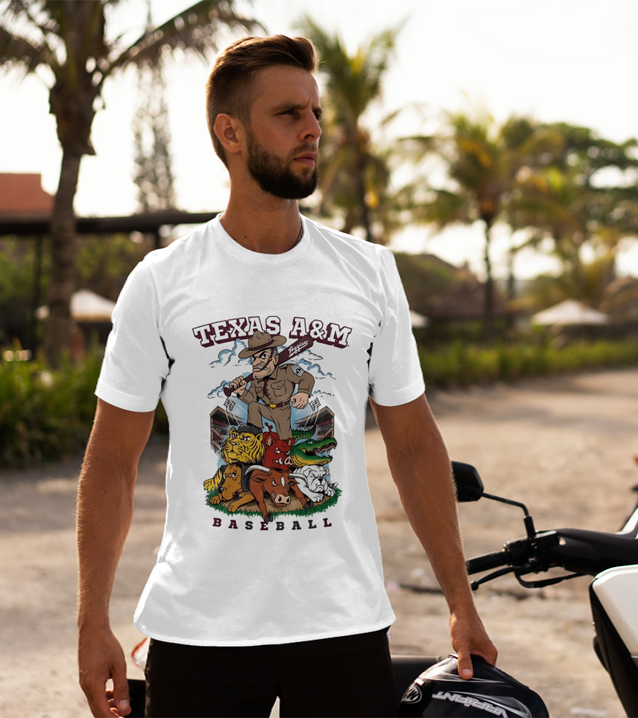 Texas A&M Sarge Baseball Rivalry Mascots T-Shirt