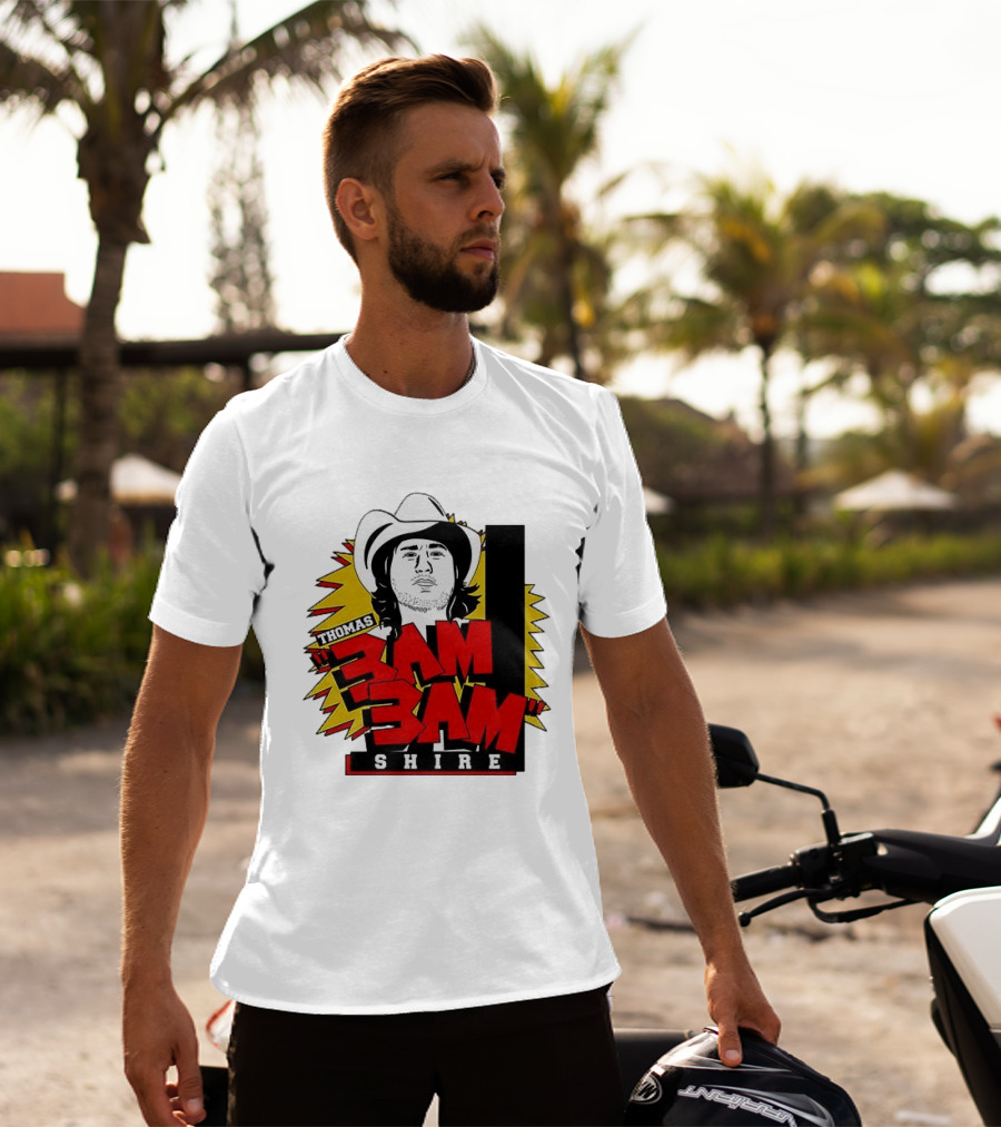 Thomas Shire 3AM 3AM Cowboy Hat Portrait Burst T-Shirt