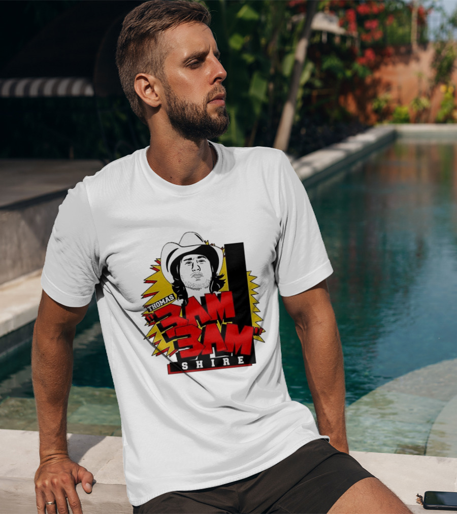 Thomas Shire 3AM 3AM Cowboy Hat Portrait Burst T-Shirt