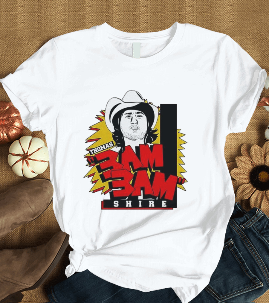 Thomas Shire 3AM 3AM Cowboy Hat Portrait Burst T-Shirt