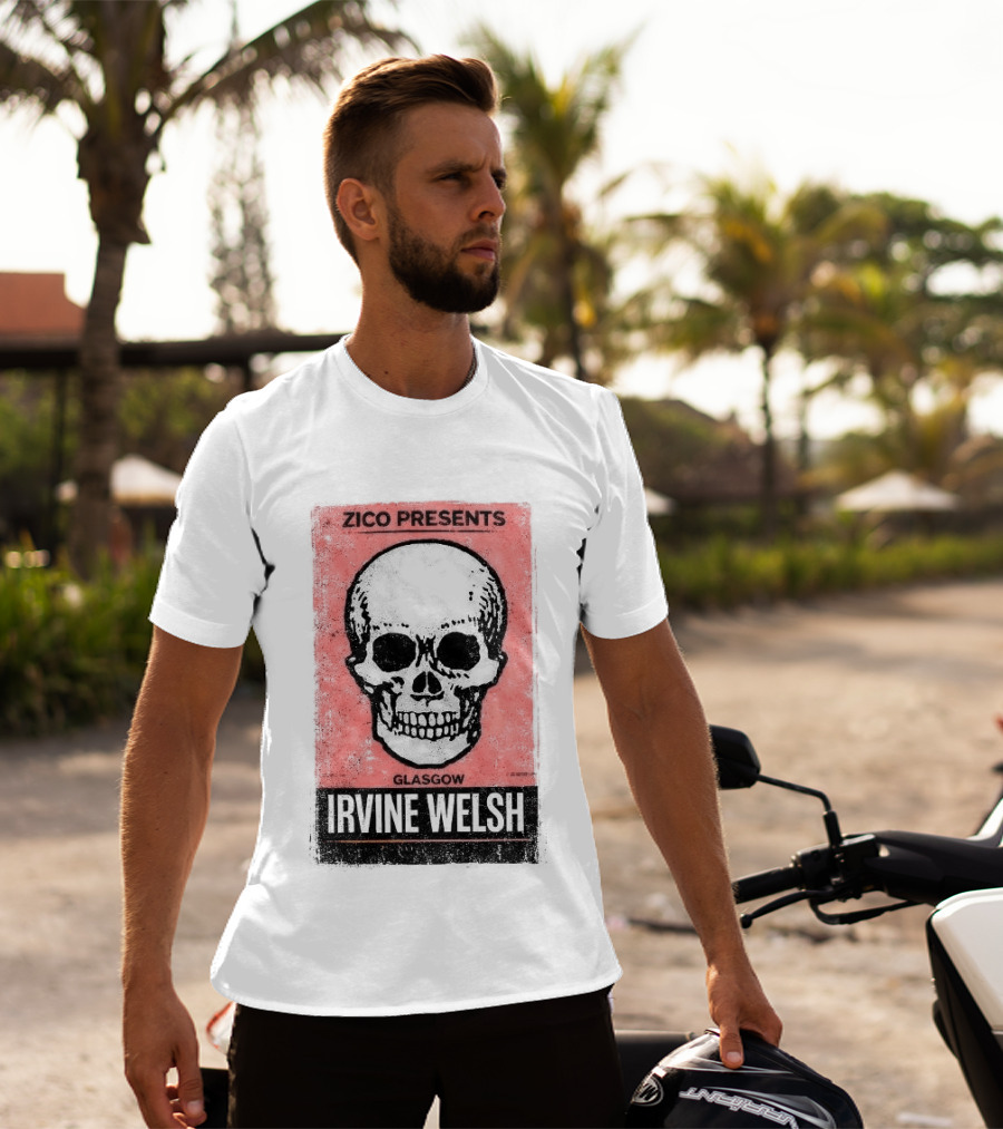 Zico Presents Irvine Welsh Glasgow Skull Red T-Shirt