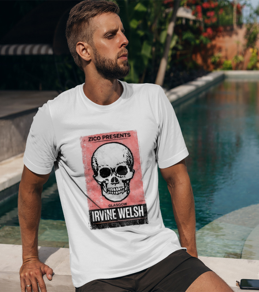 Zico Presents Irvine Welsh Glasgow Skull Red T-Shirt
