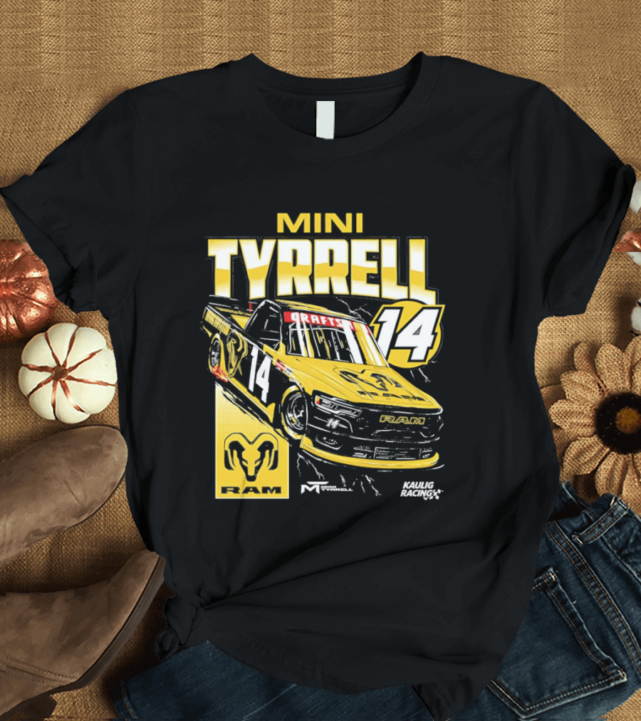 Mini Tyrell Kaulig Racing Ram NASCAR Craftsman 14 Car T-Shirt