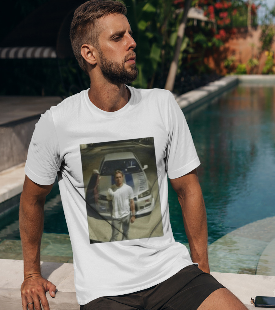 50th Birthday Archive 01 The Paul Walker Foundation Nissan Skyline R34 T-Shirt