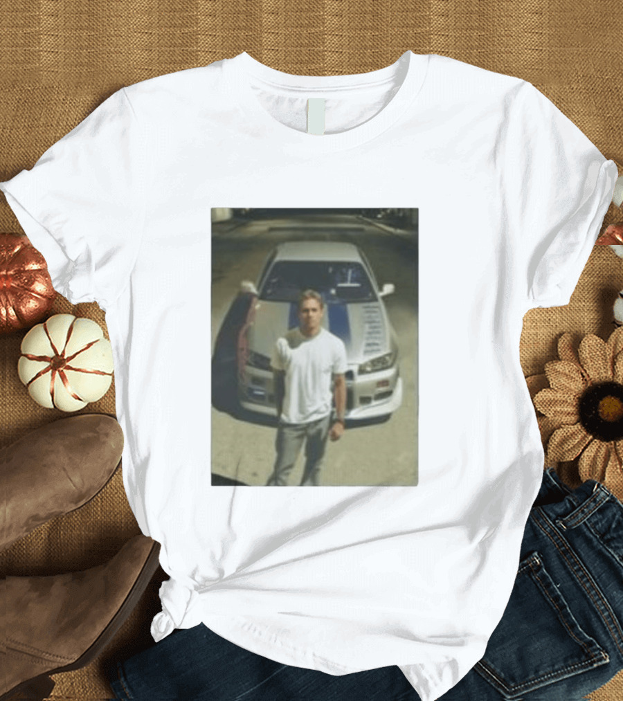 50th Birthday Archive 01 The Paul Walker Foundation Nissan Skyline R34 T-Shirt