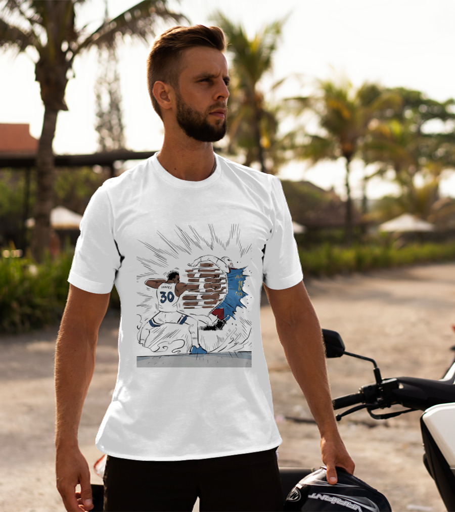 Randle Timberwolves Vs Jokic Nuggets Comic Style Slam Dunk Action T-Shirt