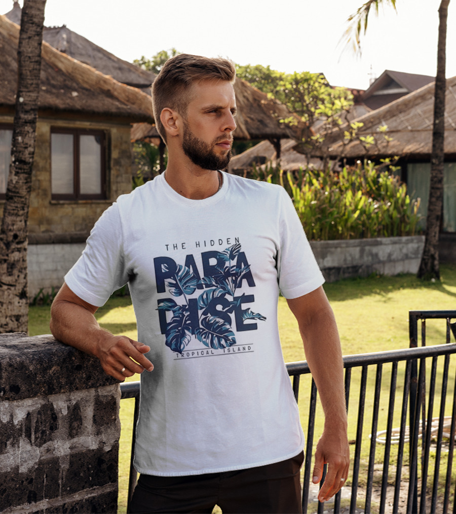 The Hidden Paradise Tropical Island Experience With Lush Foliage T-Shirt