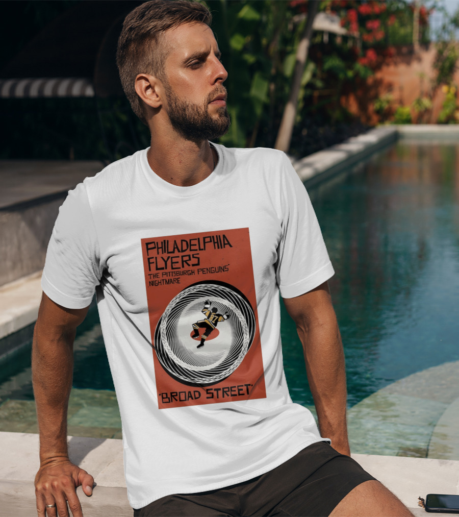 Philadelphia Flyers Broad Street Rivalry The Pittsburgh Penguins Nightmare T-Shirt