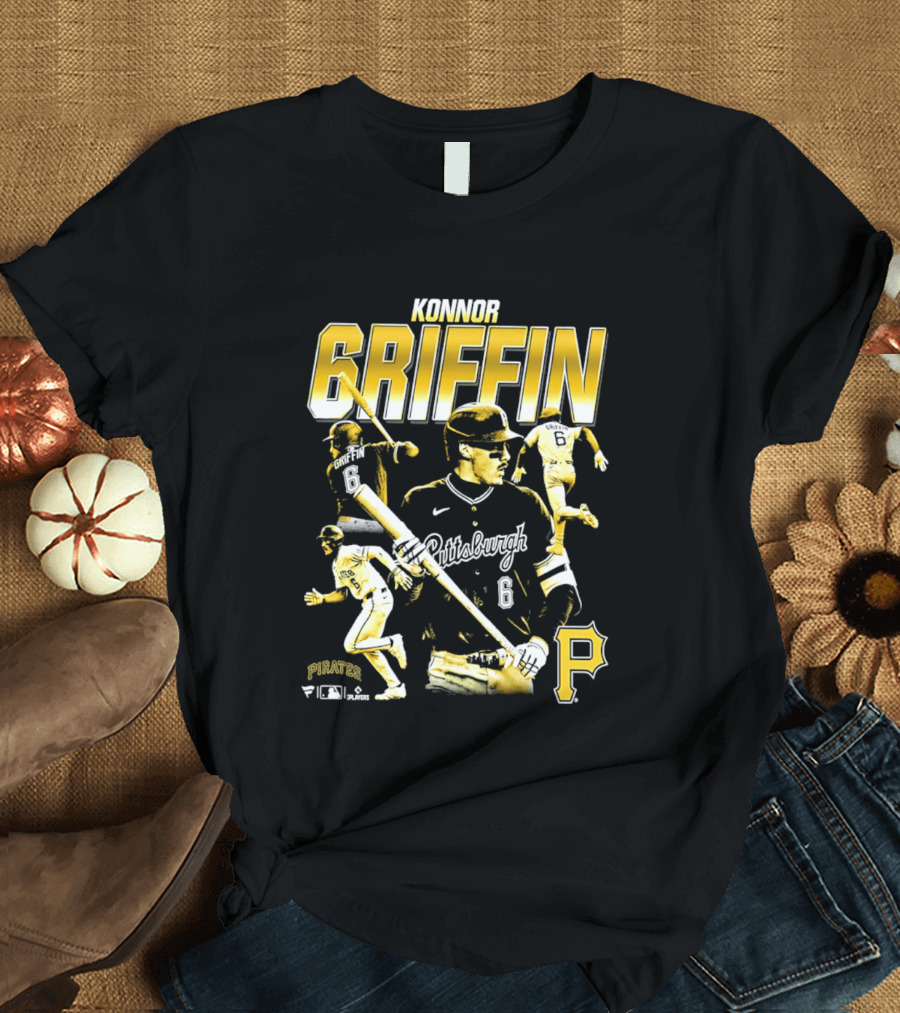 Pittsburgh Konnor Griffin 2026 Player Collage With Pirates T-Shirt
