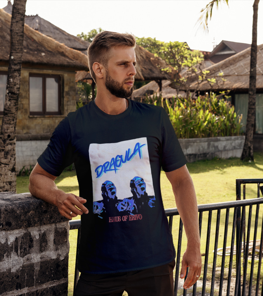 Cynthia Erivo Dracula Haus Of Erivo Blue Artistic T-Shirt