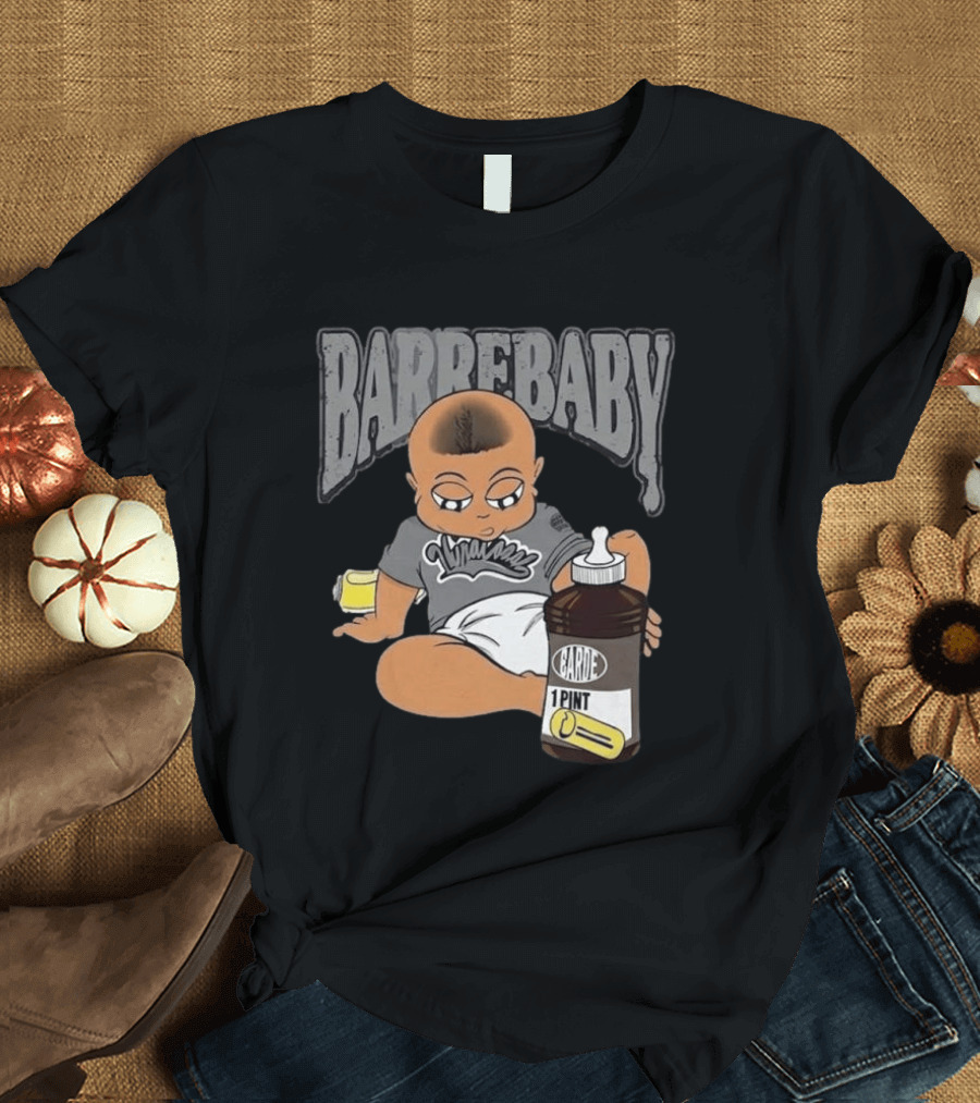 Barrebaby Lil Wayne Syrup 1 Pint Vintage Baby Cartoon T-Shirt