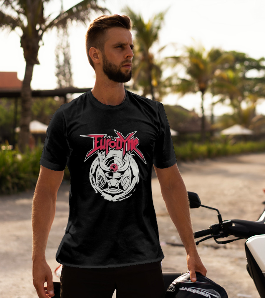 Eurodyne Samurai Cyberpunk Oni RCP77 T-Shirt